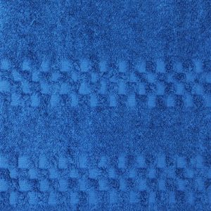 Down Under White & Dyed Bath Linen - Royal Blue Large Towel 70x135cm